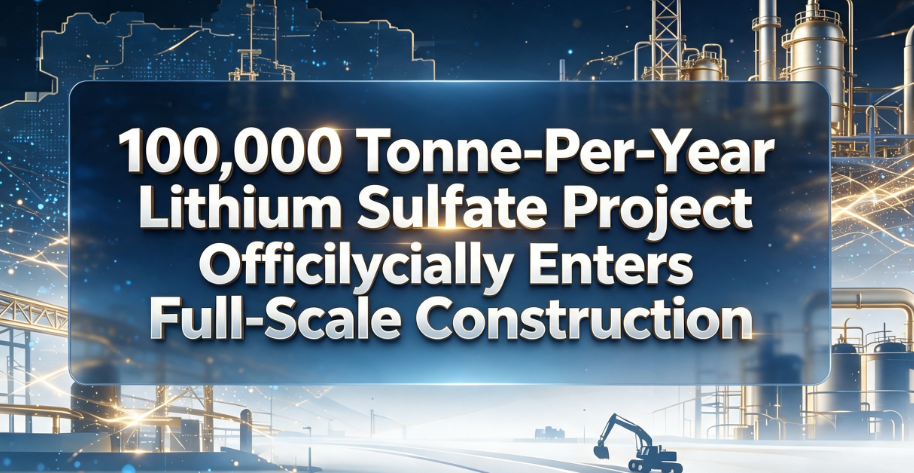 Sinomine Resource's 100,000-Tonne-Per-Year Lithium Sulfate Project in Zimbabwe Officially Enters Full-Scale Construction